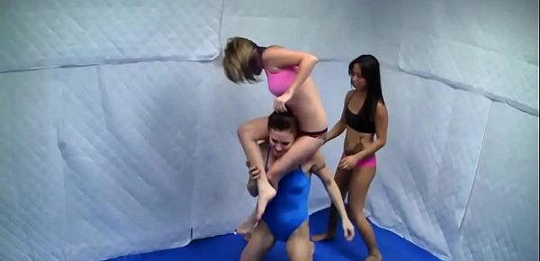  Three Girl Competitive Grappling